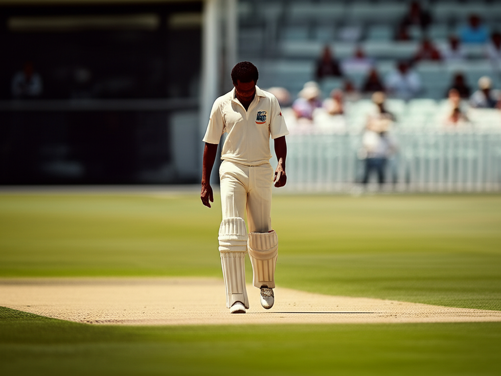 A Somber Century: The Story of Cricket's Only 'Retired Not Out'