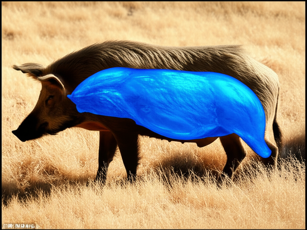 The Unsettling Mystery of California's Blue Feral Pigs