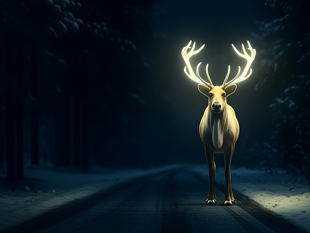 Finland's Glowing Reindeer and the Quest to Prevent Road Collisions