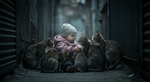 The Feline Guardians of Misiones: How Eight Stray Cats Saved an Abandoned Toddler